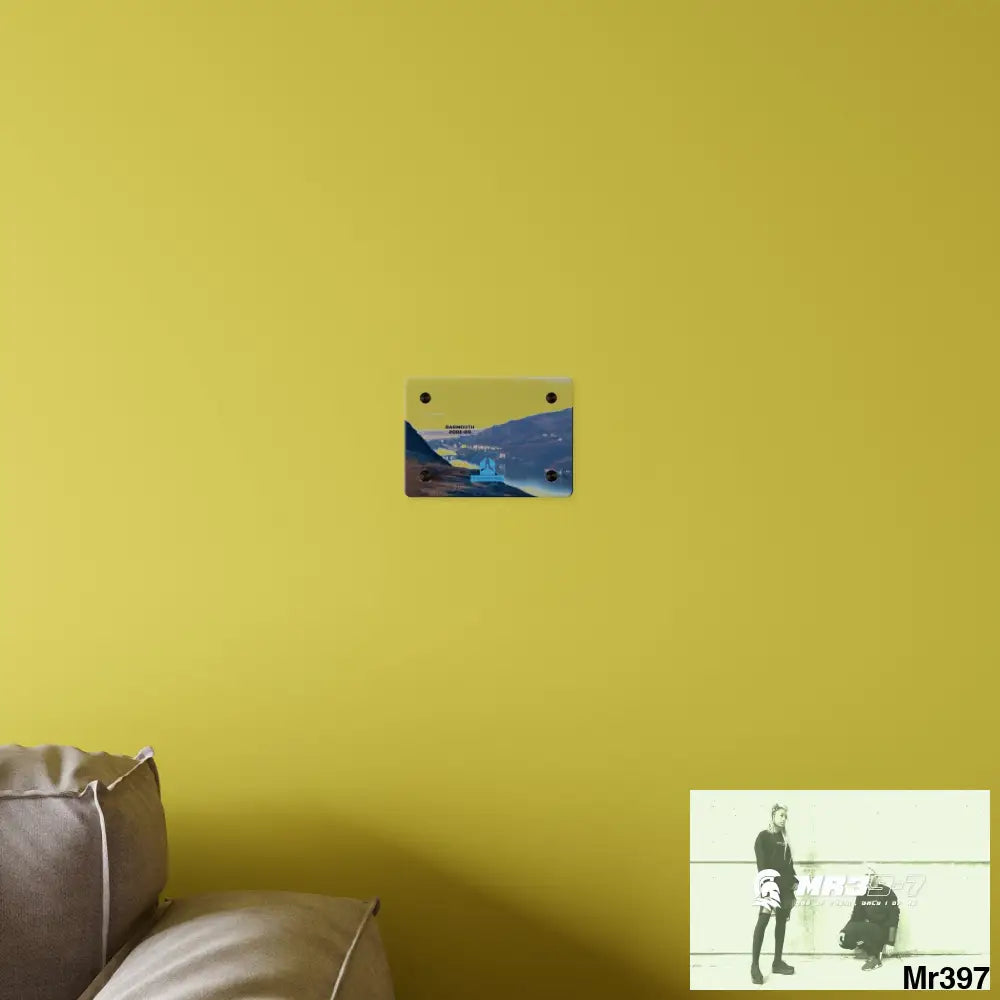 A Who Dares Wins Tactical shot of (Barmouth 2001-2024) via Cadair Idris Acrylic Wall Art Panels Home Decor