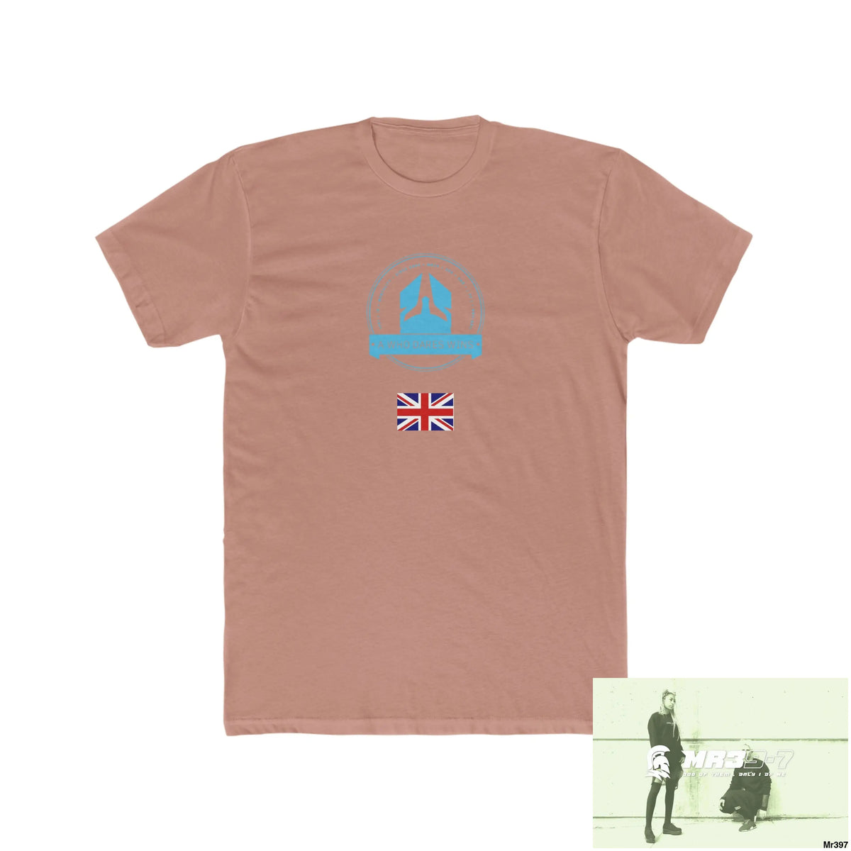 A Who Dares Wins Telford & Wrekin -My home 2018 - Men’s Cotton Crew Tee Solid Desert Pink / S T-Shirt