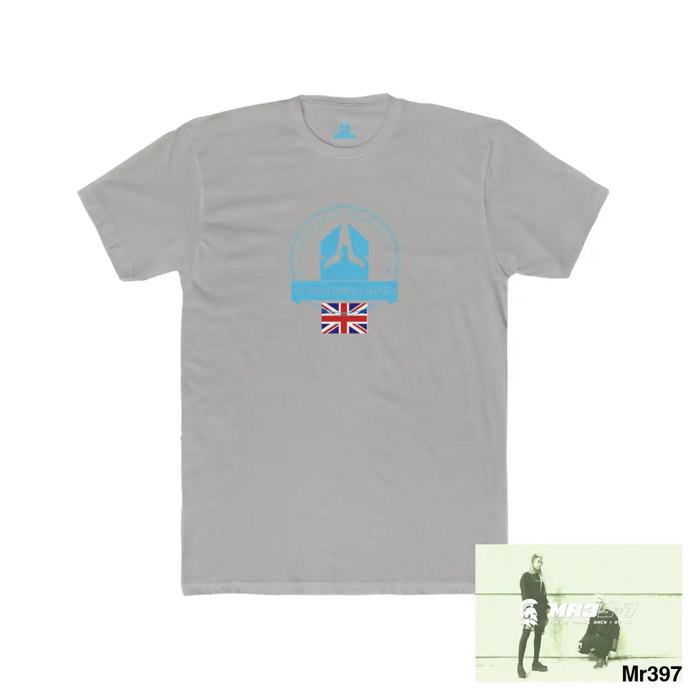 A Who Dares Wins Thailand 2008 Koh Charg beer n bikes tits up Men’s Cotton Crew Tee Solid Light Grey / S T-Shirt