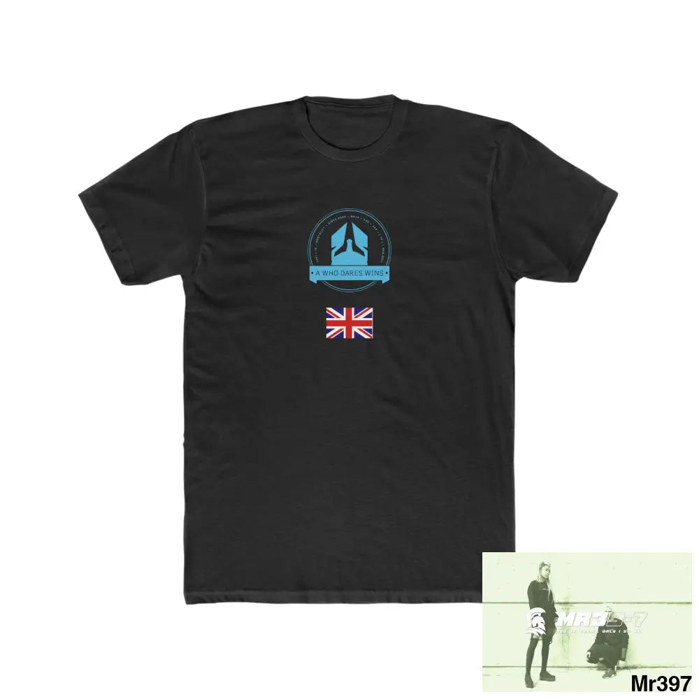 A Who Dares Wins Thailand -SAS - Snowdon - Link Men’s Cotton Crew Tee Solid Black / XS T-Shirt
