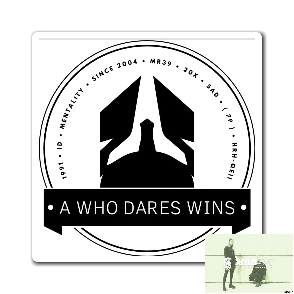A Who Dares Wins Vigilante Magnet 6’’ × 6’’ Paper products