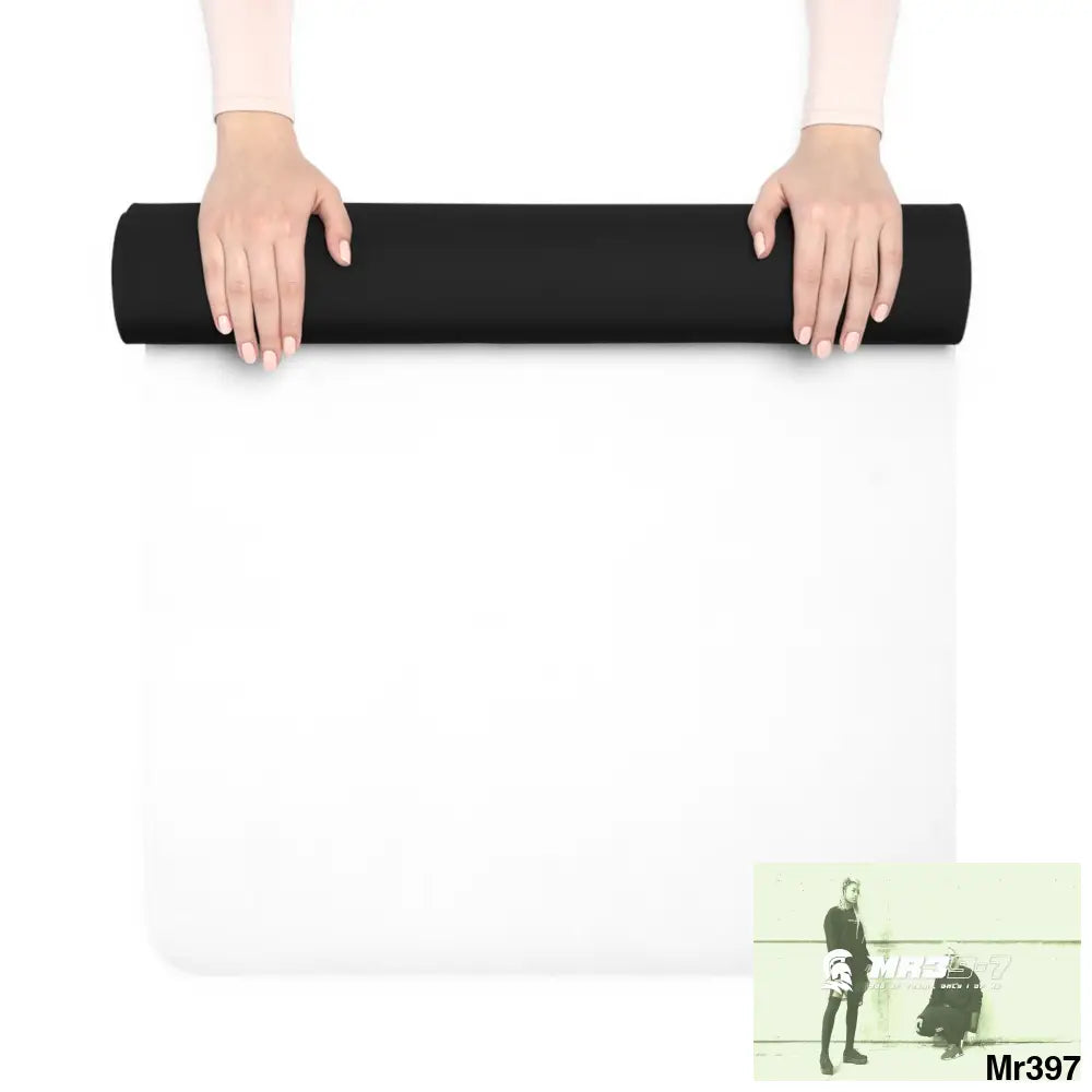 A Who nDares Wins Rubber Yoga Mat 24” x 68” Home Decor