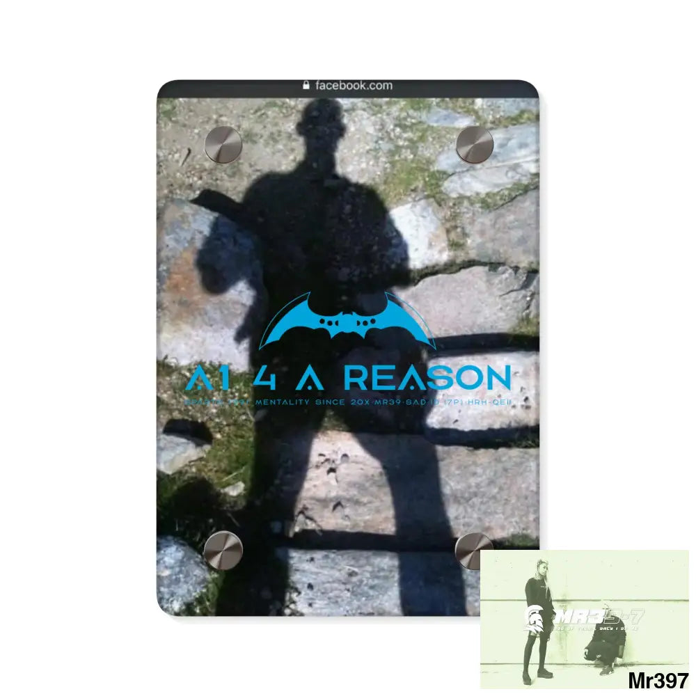A1 4 A Reason 116lbs A1 man war on fk Ups Vigilante training 20X Cadair Idris Acrylic Wall Art Panels 5’’ x 7’’