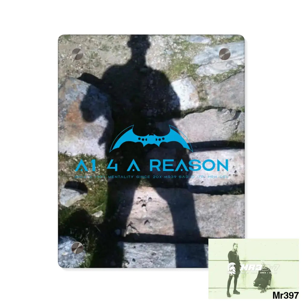 A1 4 A Reason 116lbs A1 man war on fk Ups Vigilante training 20X Cadair Idris Acrylic Wall Art Panels 8″ x 10″