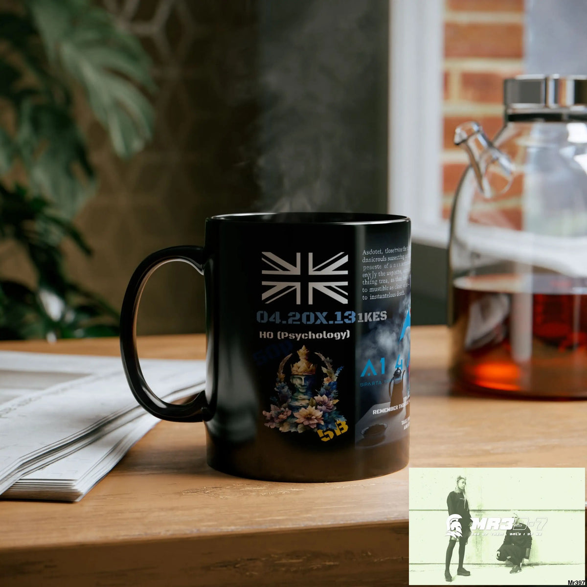 A1 4 A Reason 11oz Tactical GB / Black Mug Mental Health VAR / My Life My Deaths Their Plans Failed Couldn’t kill flies