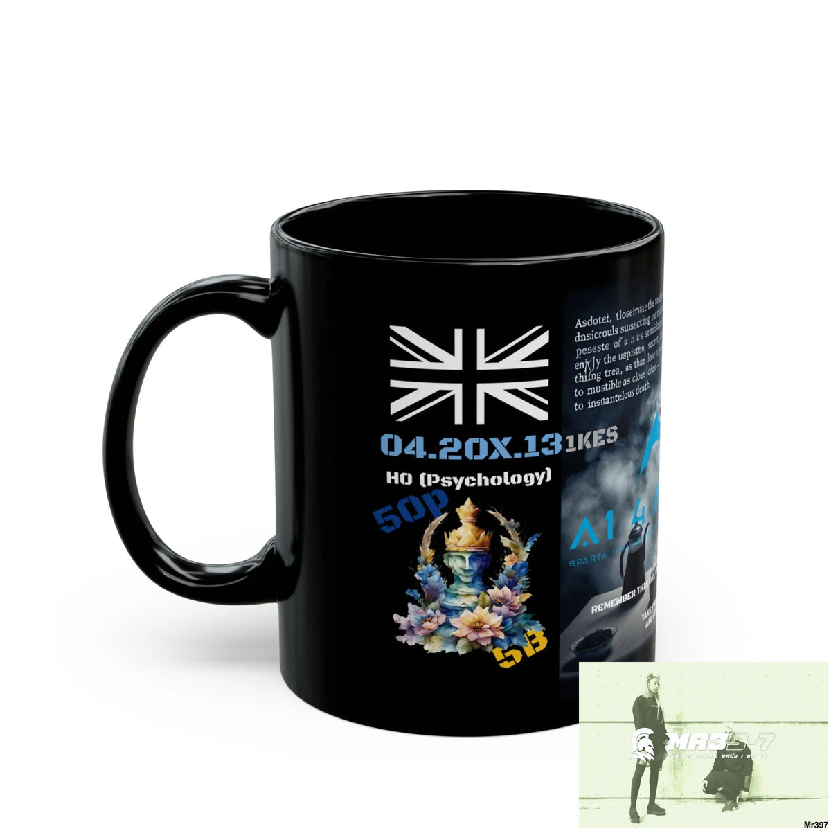 A1 4 A Reason 11oz Tactical GB / Black Mug Mental Health VAR / My Life My Deaths Their Plans Failed Couldn’t kill flies