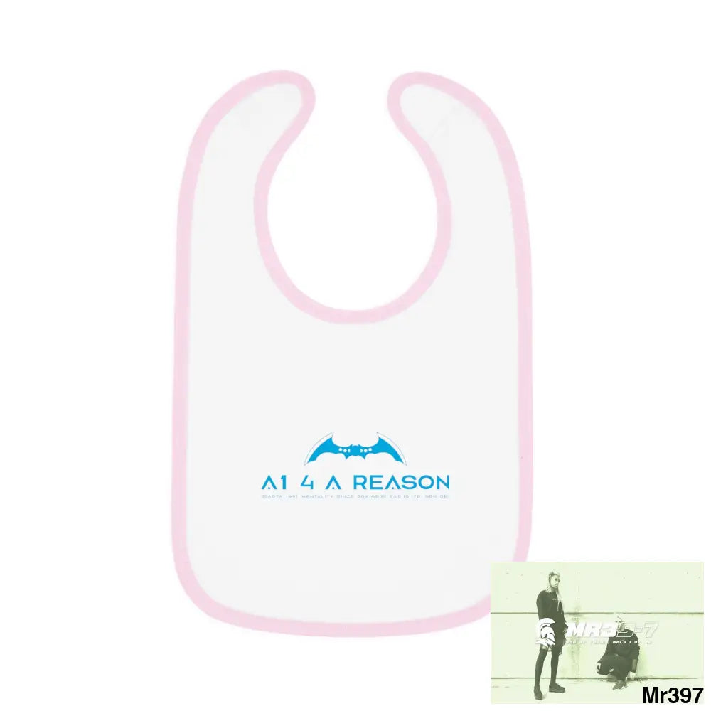 A1 4 A Reason Baby Contrast Trim Jersey Bib Kids clothes