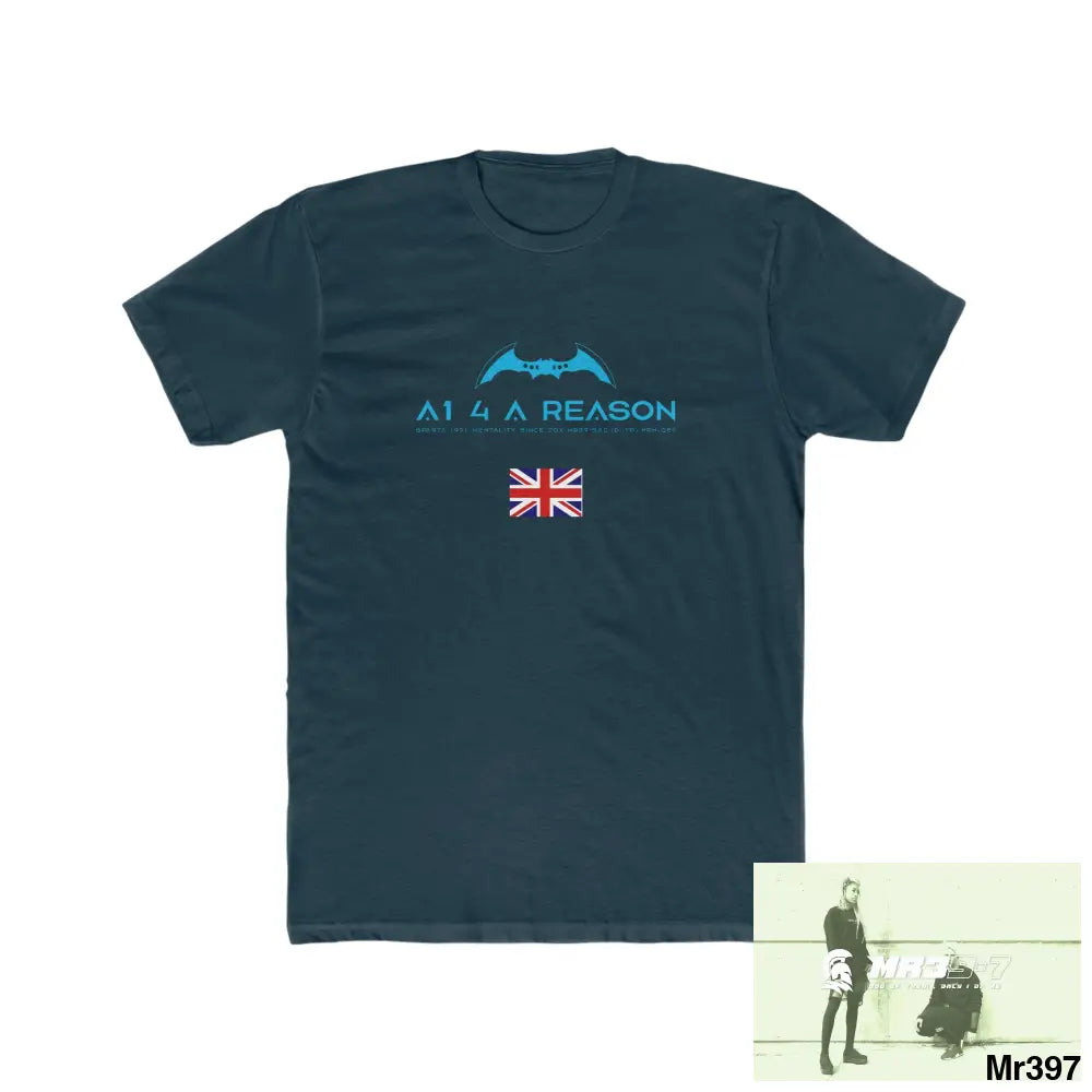 A1 4 A Reason Barmouth X Thailand My Planned Death 2016 (2001-2023) Men’s Cotton Crew Tee Solid Midnight Navy / XS