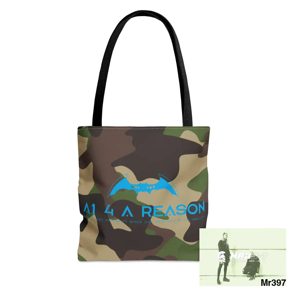 A1 4 A Reason Camo Tote Bag (AOP) Small Bags