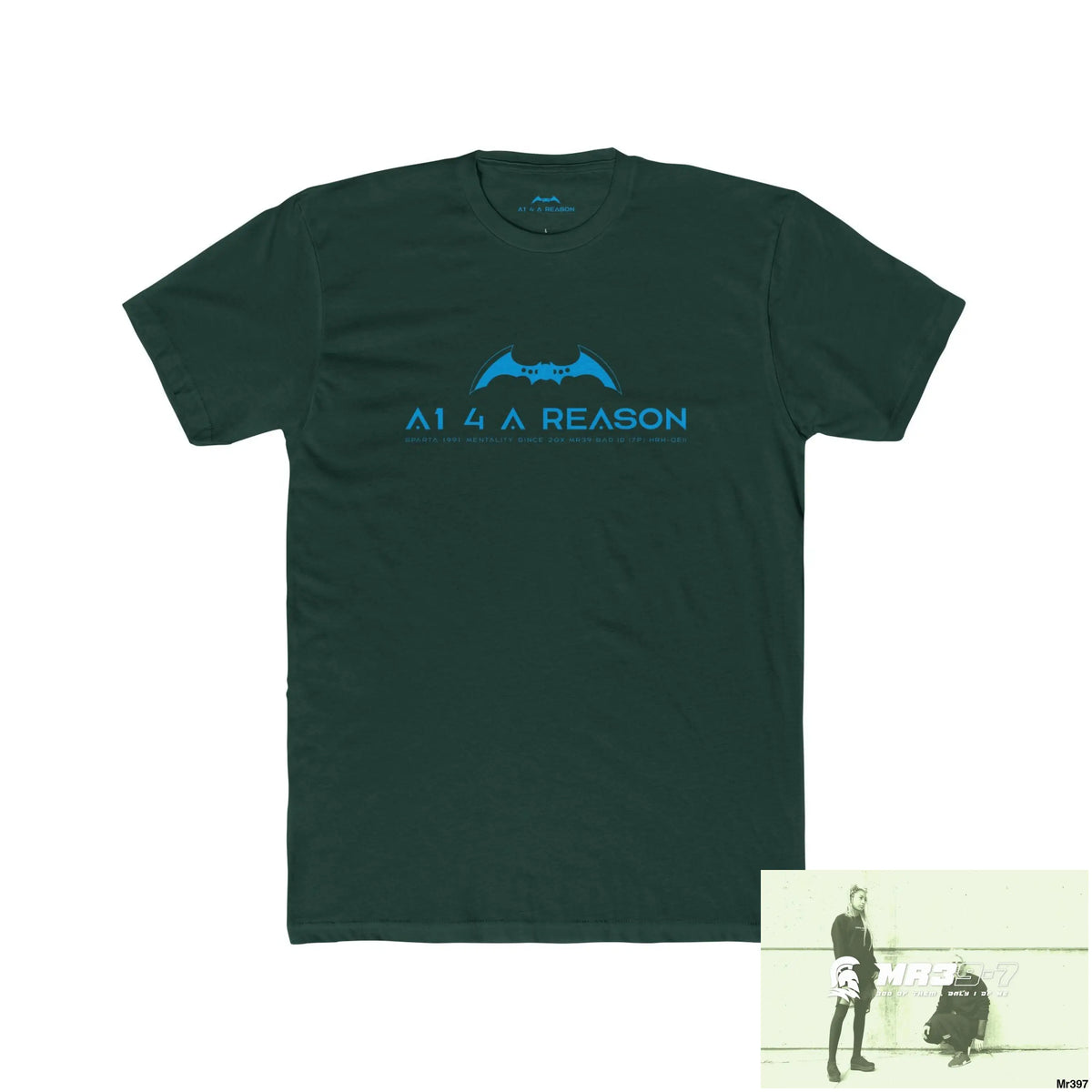 A1 4 A Reason Choose Life Men’s Cotton Crew Tee Solid Forest Green / S T-Shirt