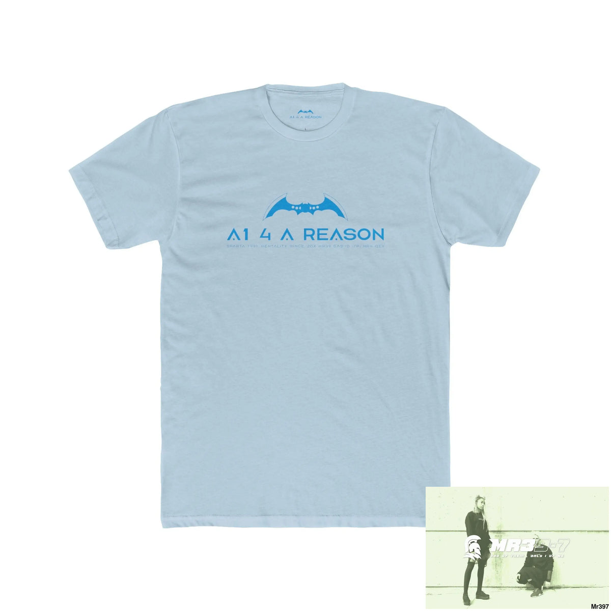 A1 4 A Reason Choose Life Men’s Cotton Crew Tee Solid Light Blue / S T-Shirt
