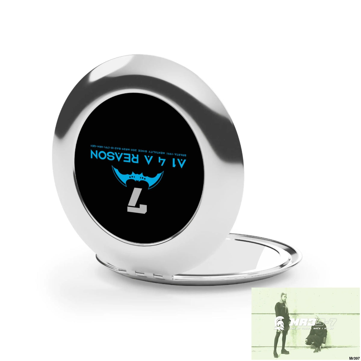 A1 4 A Reason Compact Travel Mirror Silver / Glossy / One size Accessories