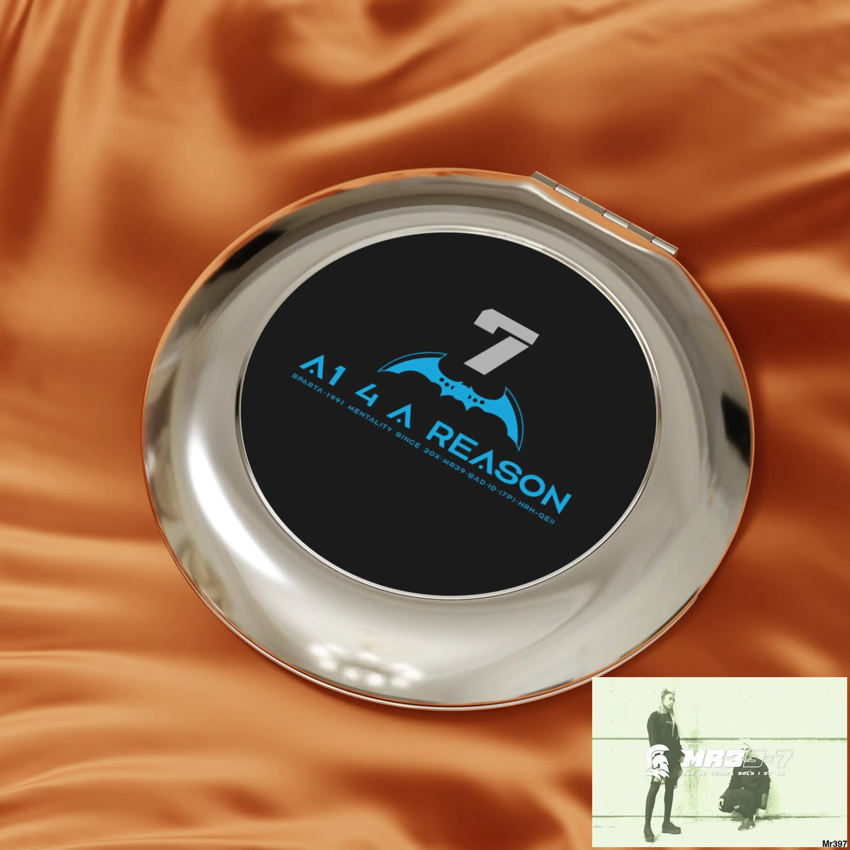 A1 4 A Reason Compact Travel Mirror Silver / Glossy / One size Accessories