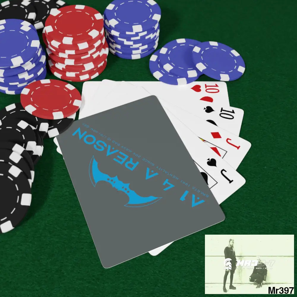 A1 4 A Reason Custom Poker Cards 2.47’’ x 3.47’’ / White / Semi Glossy Paper products
