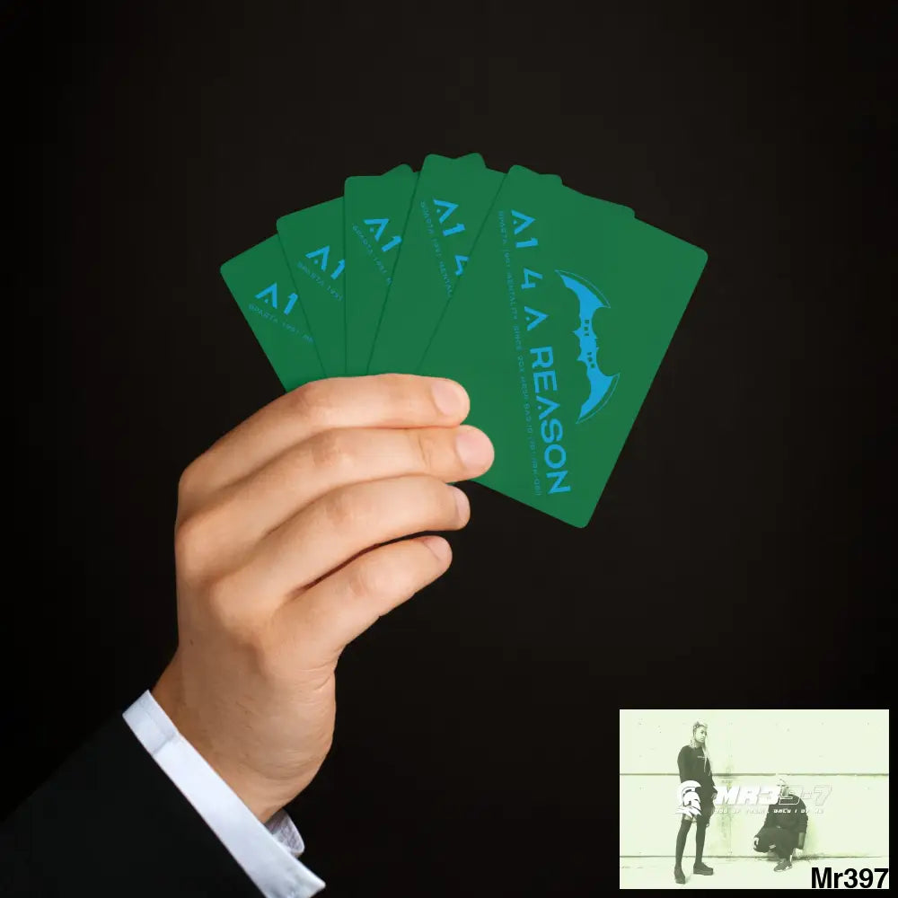 A1 4 A Reason Custom Poker Cards 2.47’’ x 3.47’’ / White / Semi Glossy Paper products