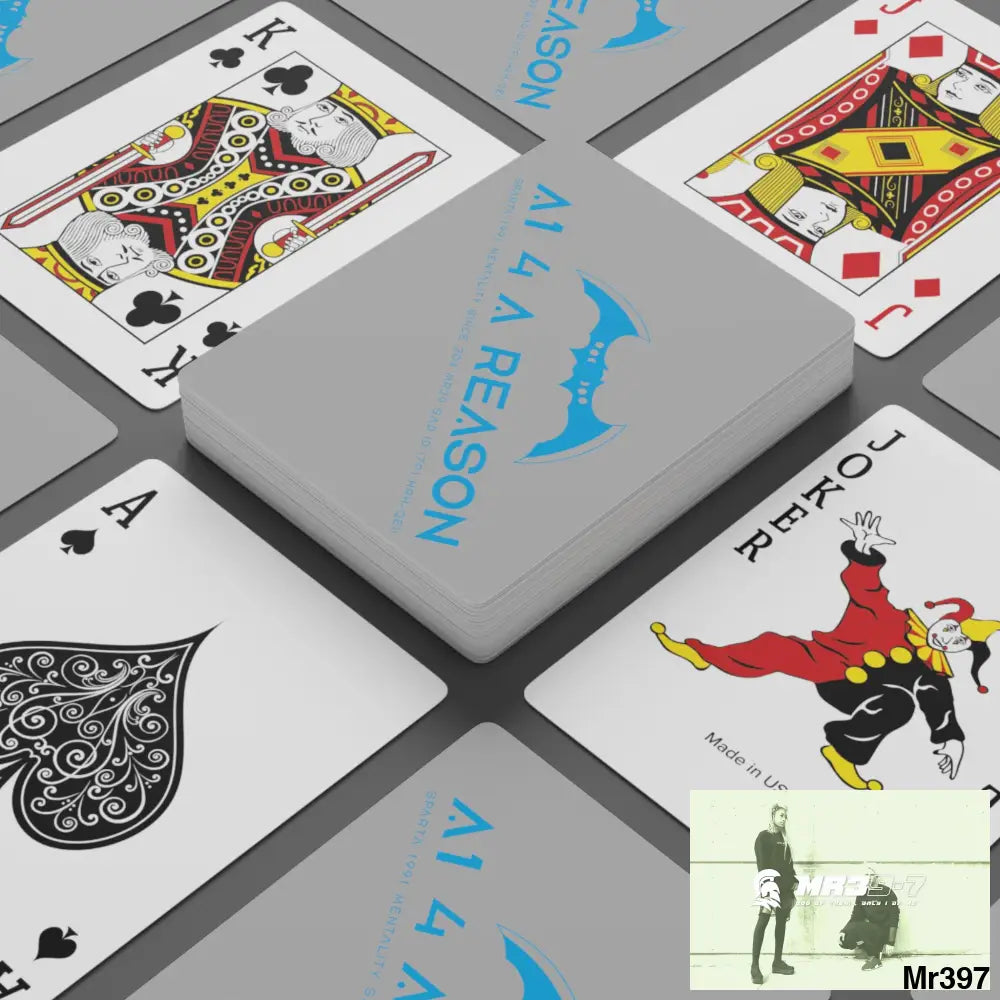 A1 4 A Reason Custom Poker Cards 2.47’’ x 3.47’’ / White / Semi Glossy Paper products