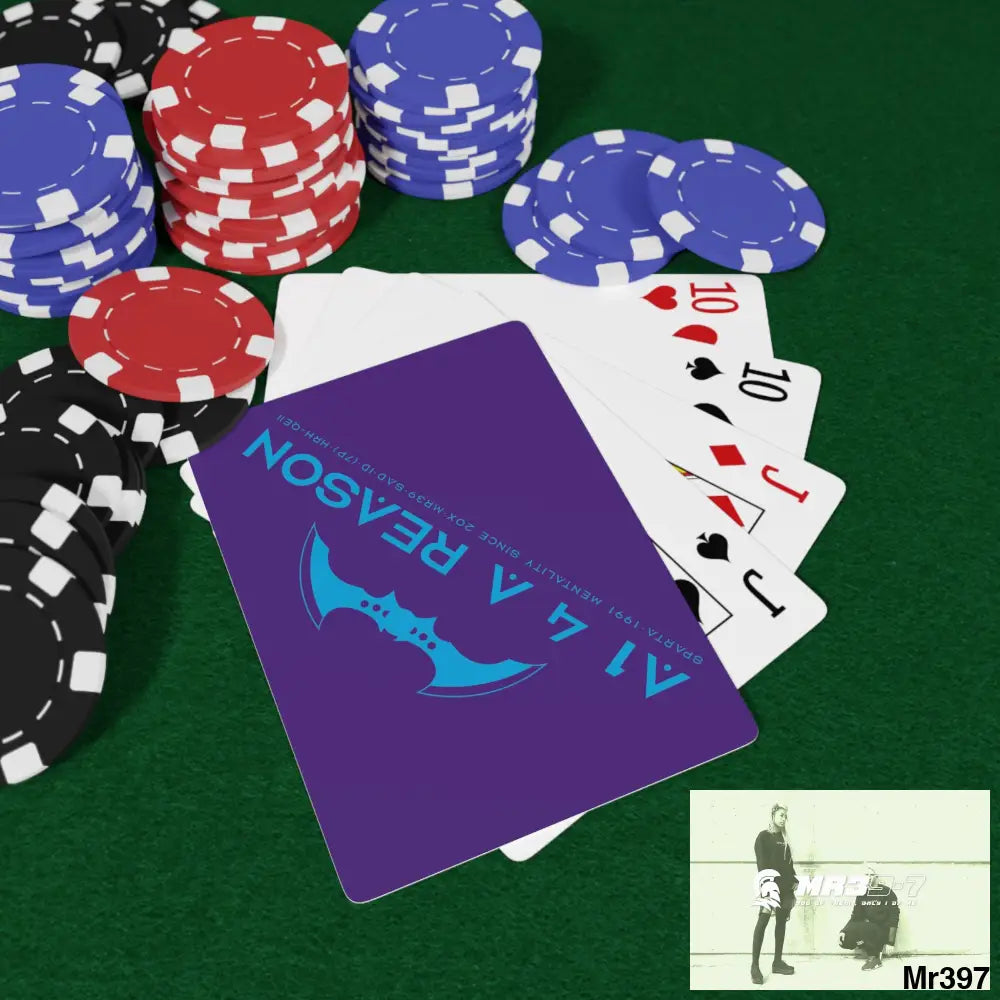 A1 4 A Reason Custom Poker Cards 2.47’’ x 3.47’’ / White / Semi Glossy Paper products