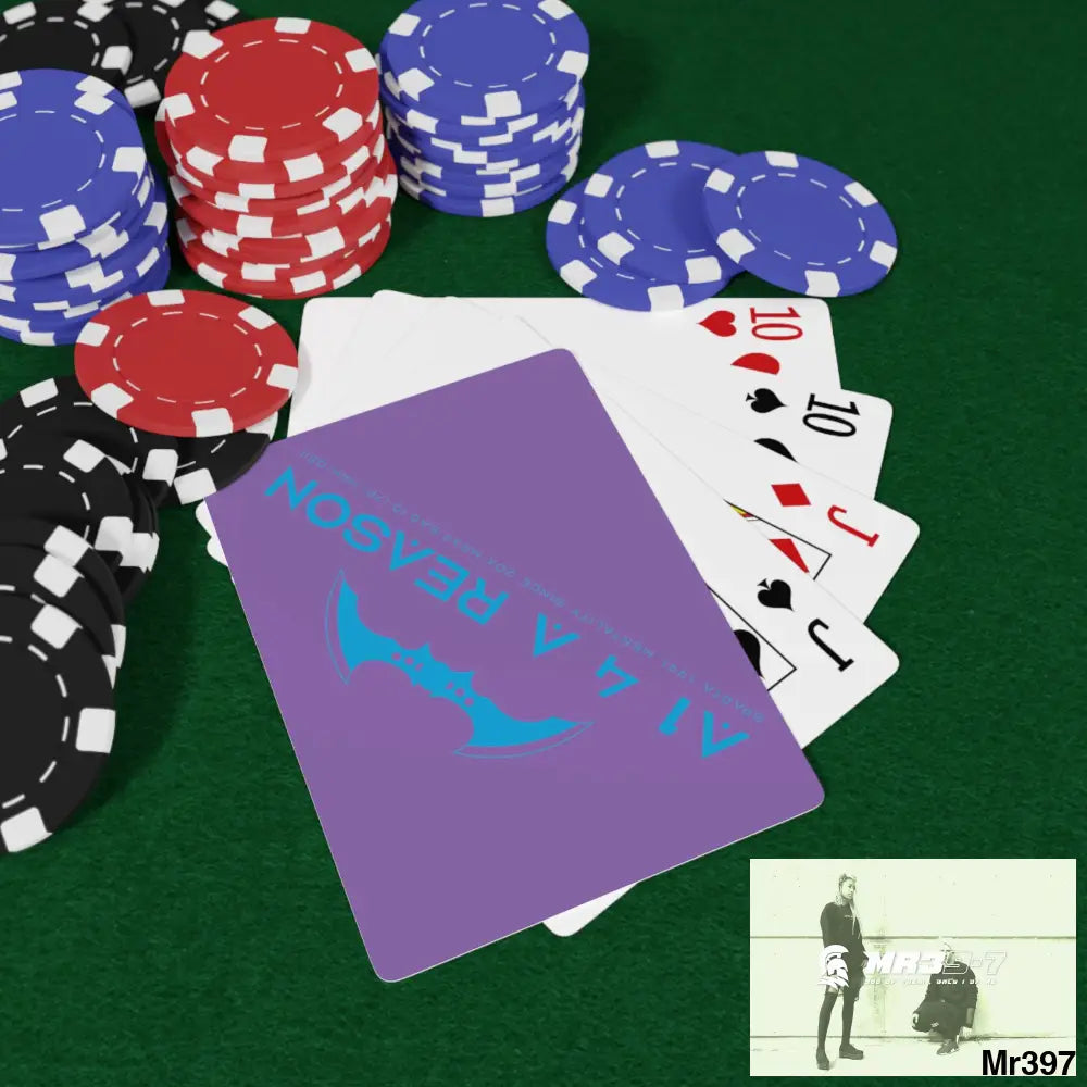 A1 4 A Reason Custom Poker Cards 2.47’’ x 3.47’’ / White / Semi Glossy Paper products