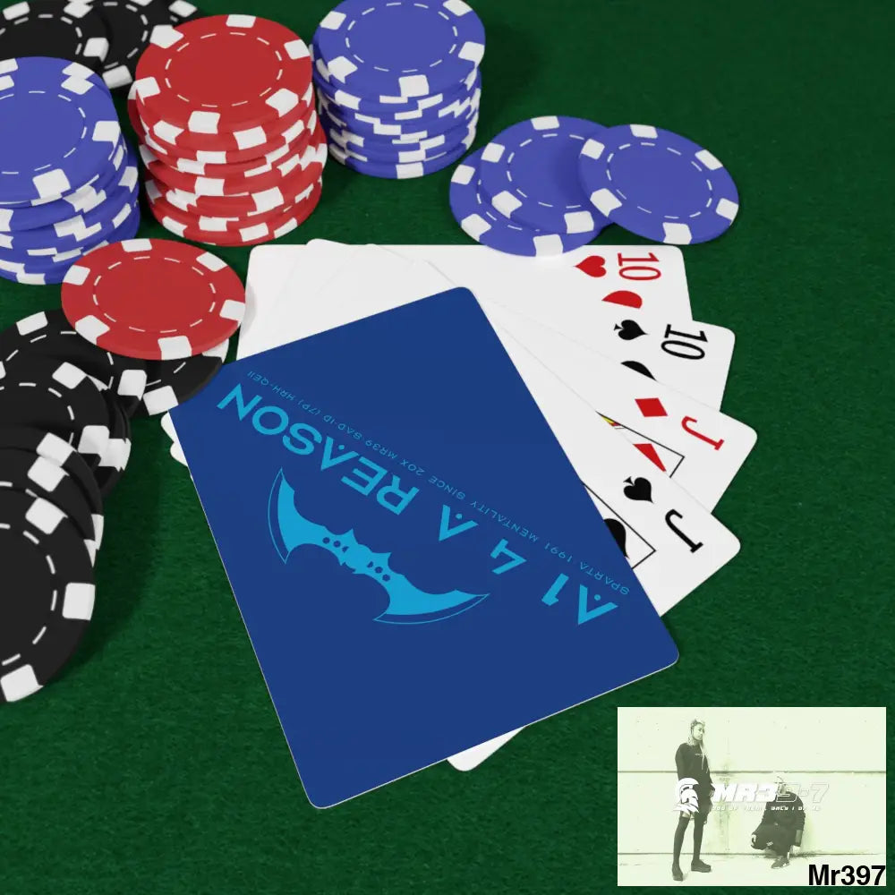 A1 4 A Reason Custom Poker Cards 2.47’’ x 3.47’’ / White / Semi Glossy Paper products