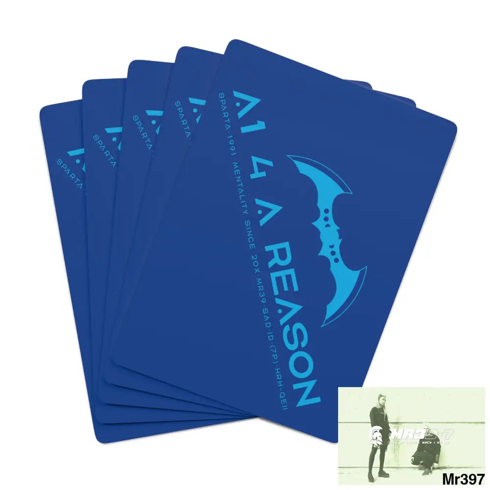 A1 4 A Reason Custom Poker Cards 2.47’’ x 3.47’’ / White / Semi Glossy Paper products