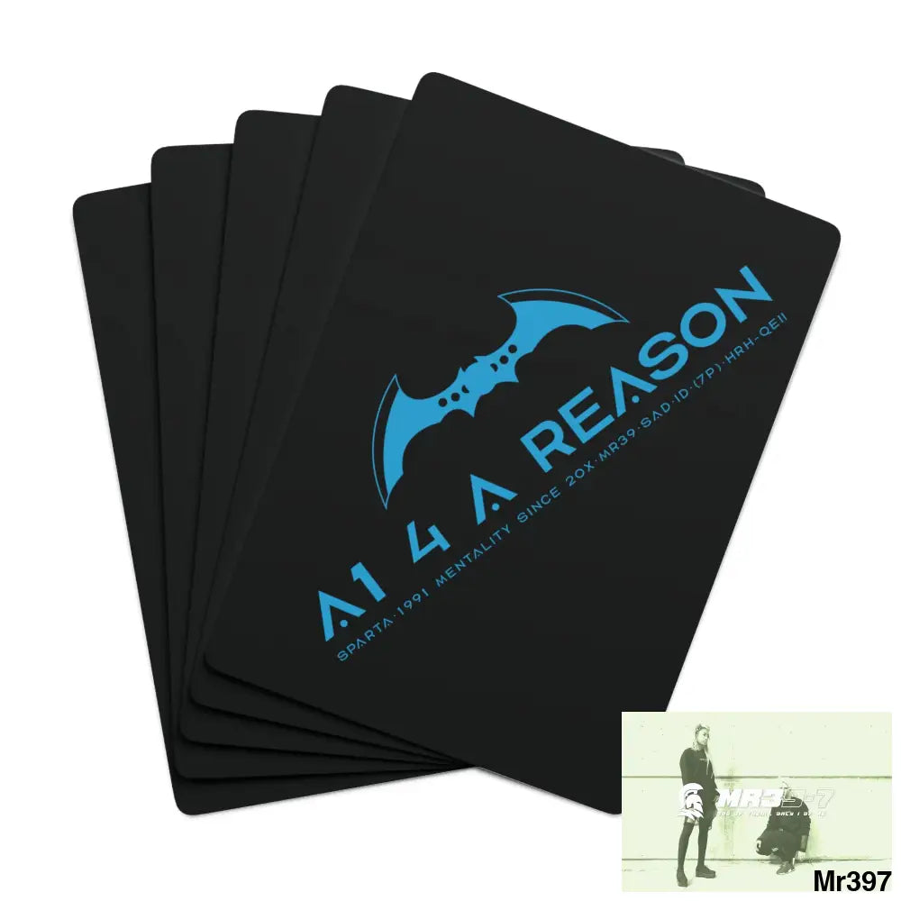 A1 4 A Reason Custom Poker Cards 2.47’’ x 3.47’’ / White / Semi Glossy Paper products