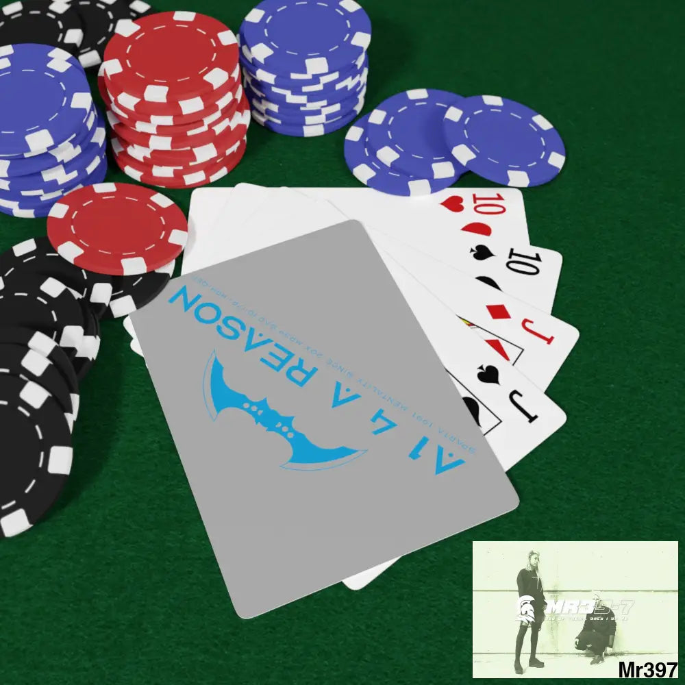 A1 4 A Reason Custom Poker Cards 2.47’’ x 3.47’’ / White / Semi Glossy Paper products