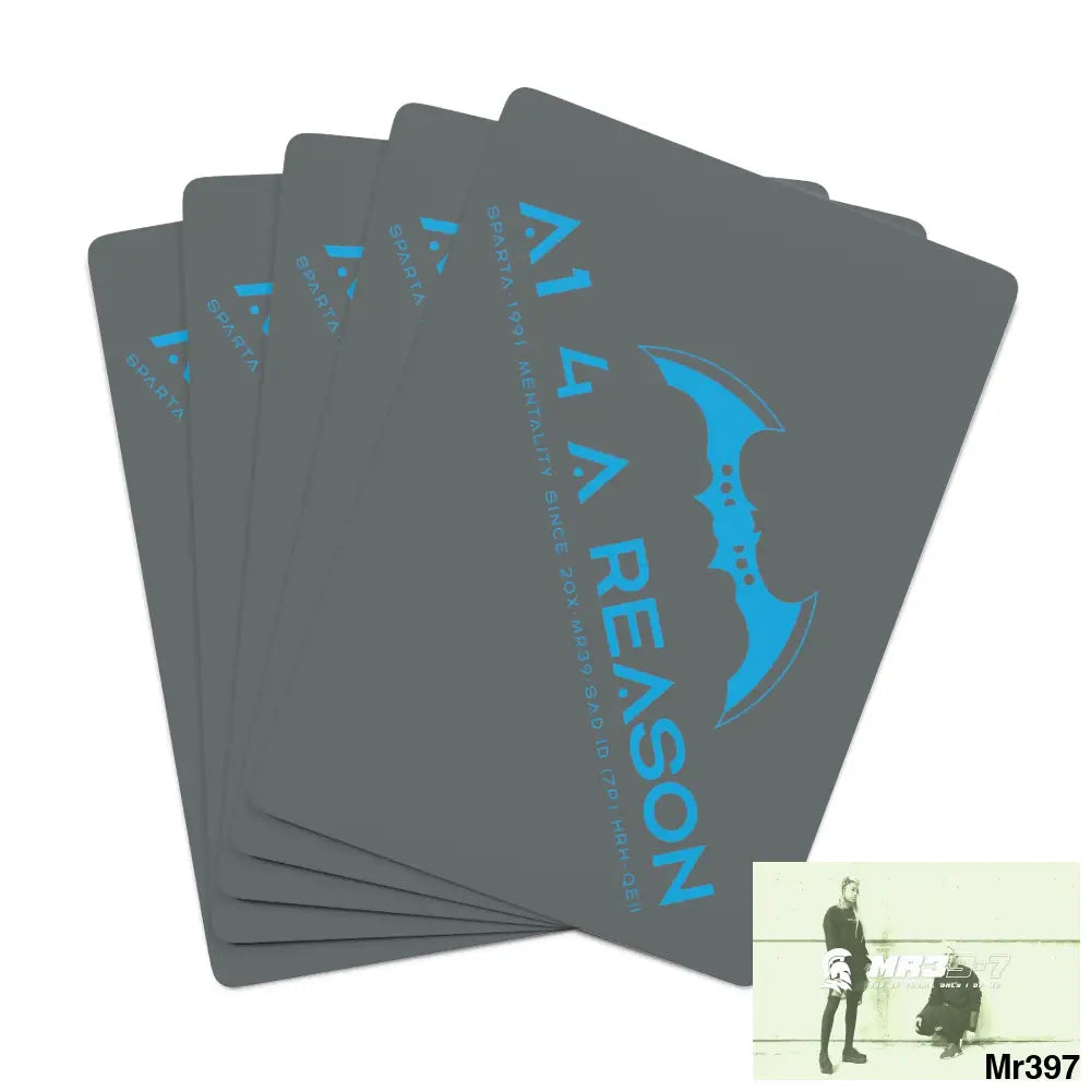 A1 4 A Reason Custom Poker Cards 2.47’’ x 3.47’’ / White / Semi Glossy Paper products