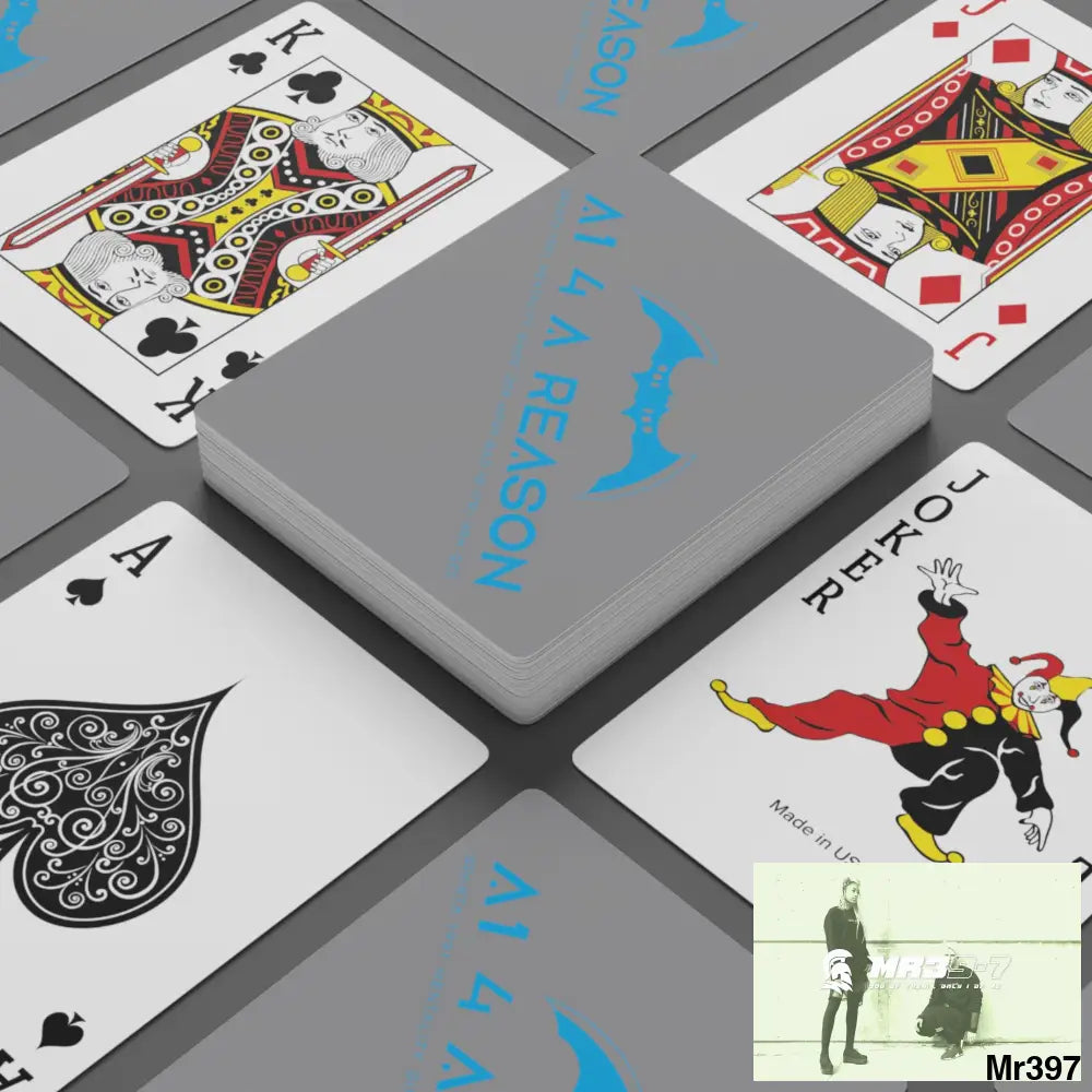 A1 4 A Reason Custom Poker Cards 2.47’’ x 3.47’’ / White / Semi Glossy Paper products