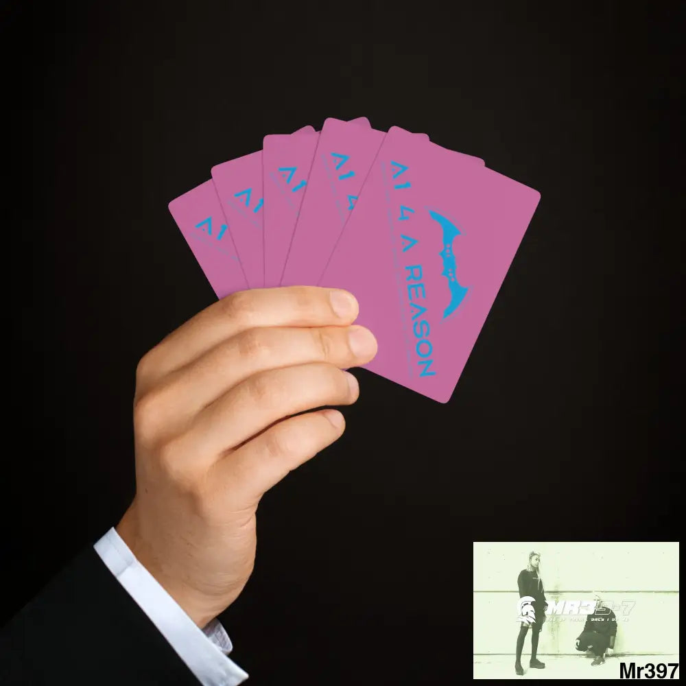 A1 4 A Reason Custom Poker Cards 2.47’’ x 3.47’’ / White / Semi Glossy Paper products