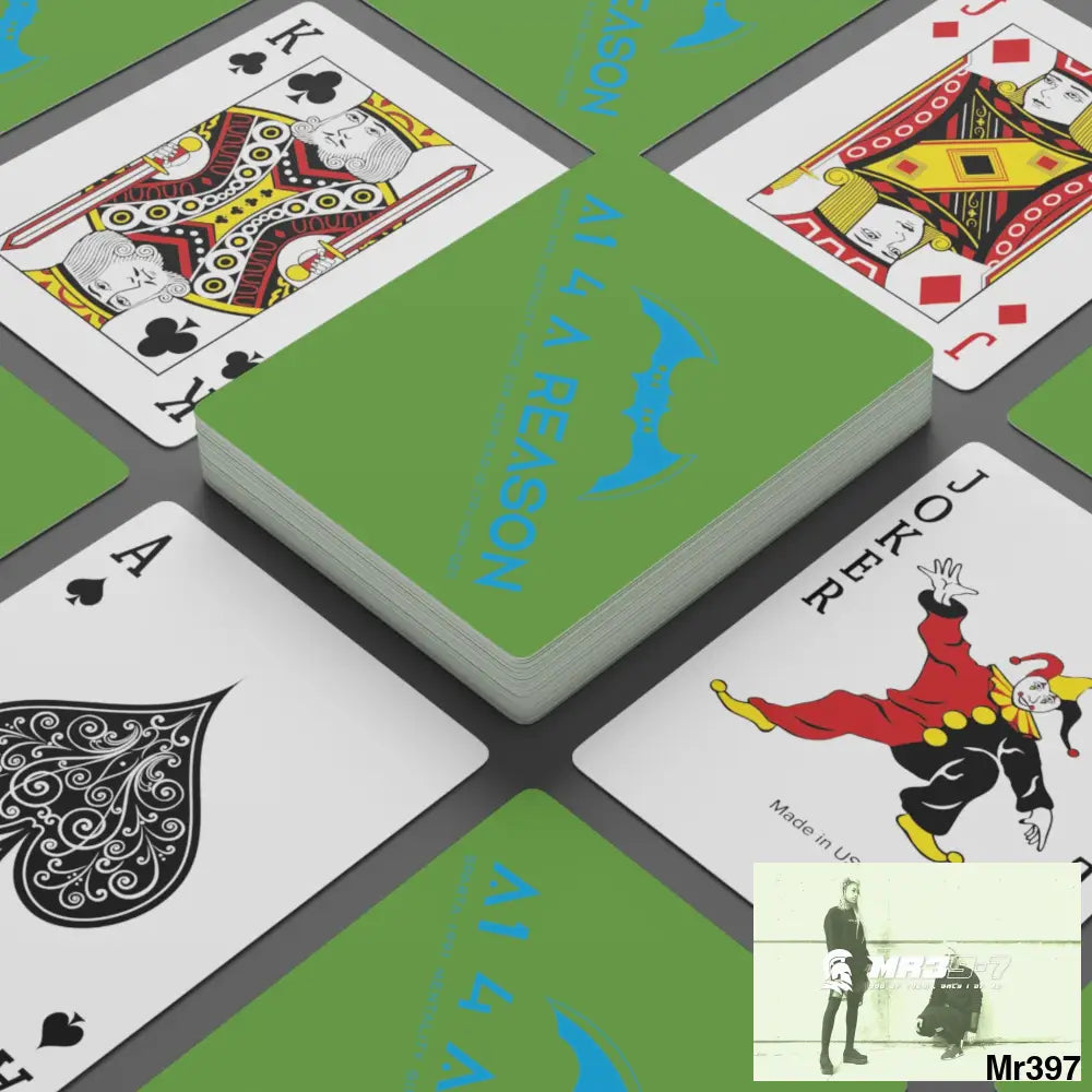 A1 4 A Reason Custom Poker Cards 2.47’’ x 3.47’’ / White / Semi Glossy Paper products