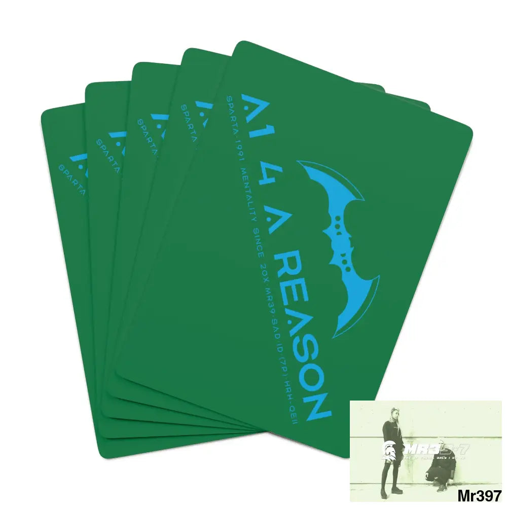 A1 4 A Reason Custom Poker Cards 2.47’’ x 3.47’’ / White / Semi Glossy Paper products
