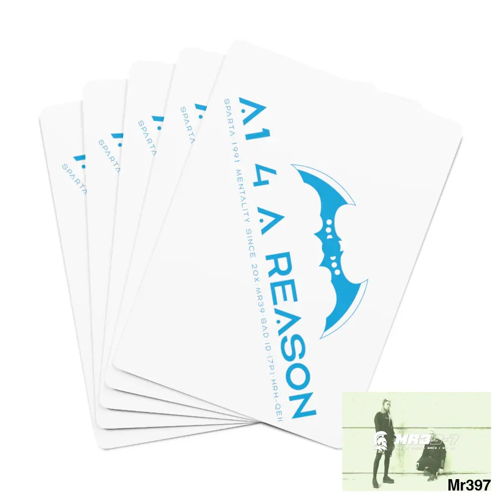 A1 4 A Reason Custom Poker Cards 2.47’’ x 3.47’’ / White / Semi Glossy Paper products