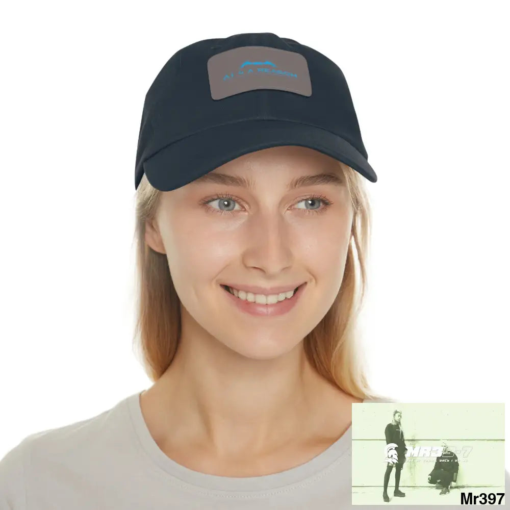 A1 4 A Reason Dad Hat with Leather Patch (Rectangle) Hats