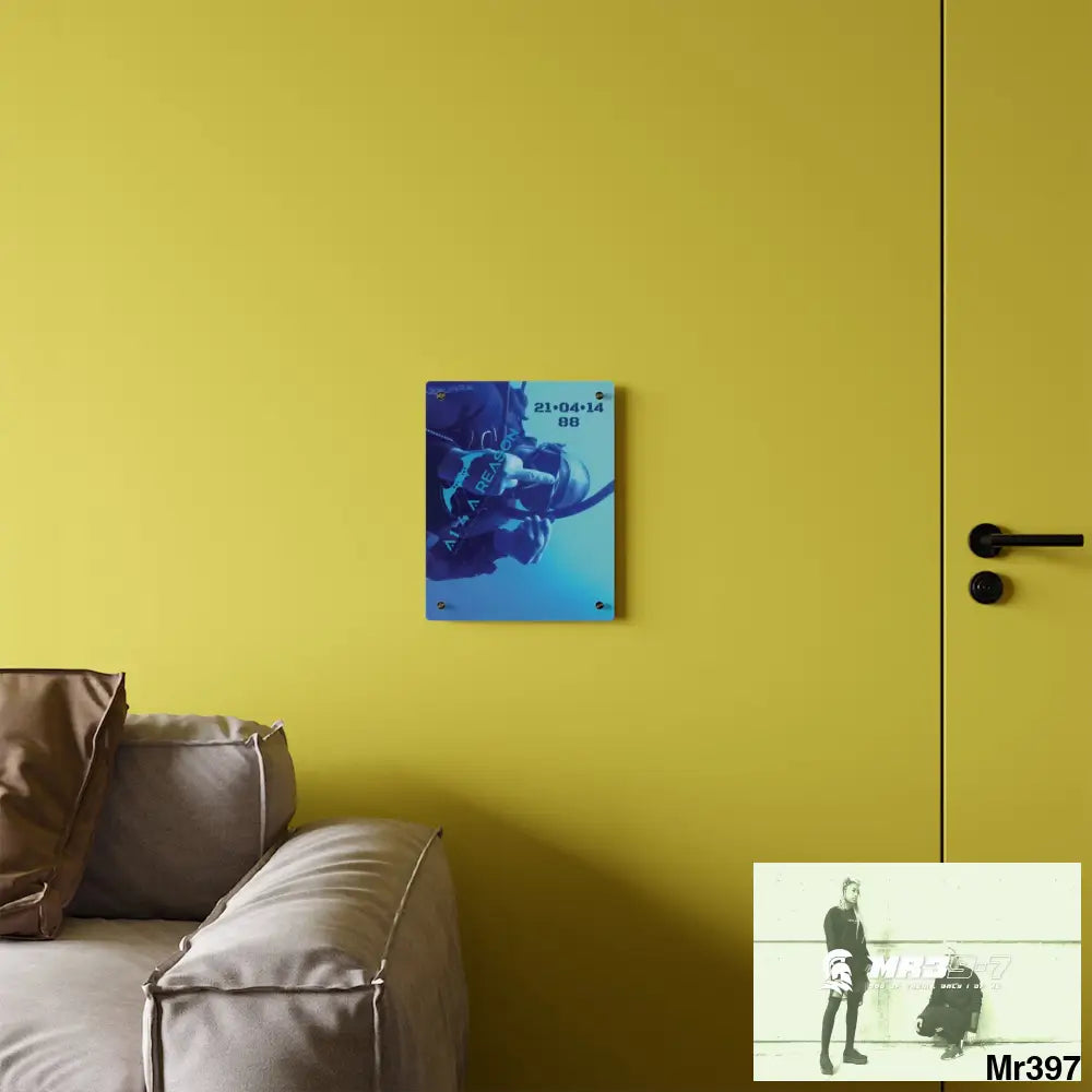 A1 4 A Reason,Dahab Egypt. The Blue Hole 2014 HRH QEII Birthday 21/04/14 Acrylic Wall Art Panel Home Decor