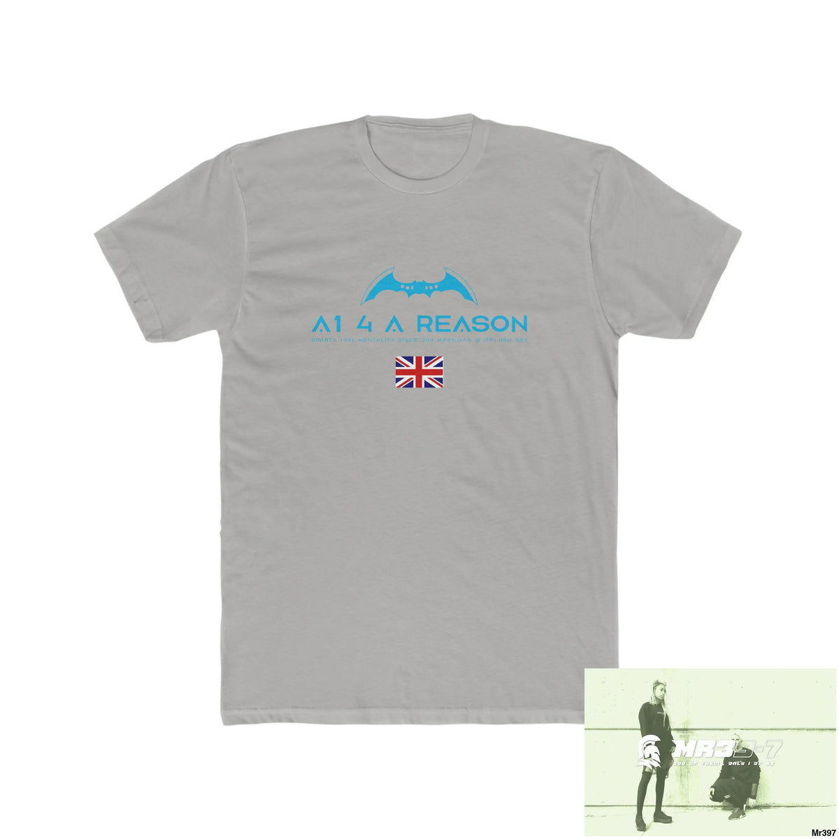 A1 4 A Reason Dahab In Blind 130 Million Crew Men’s Cotton Crew Tee Solid Light Grey / S T-Shirt