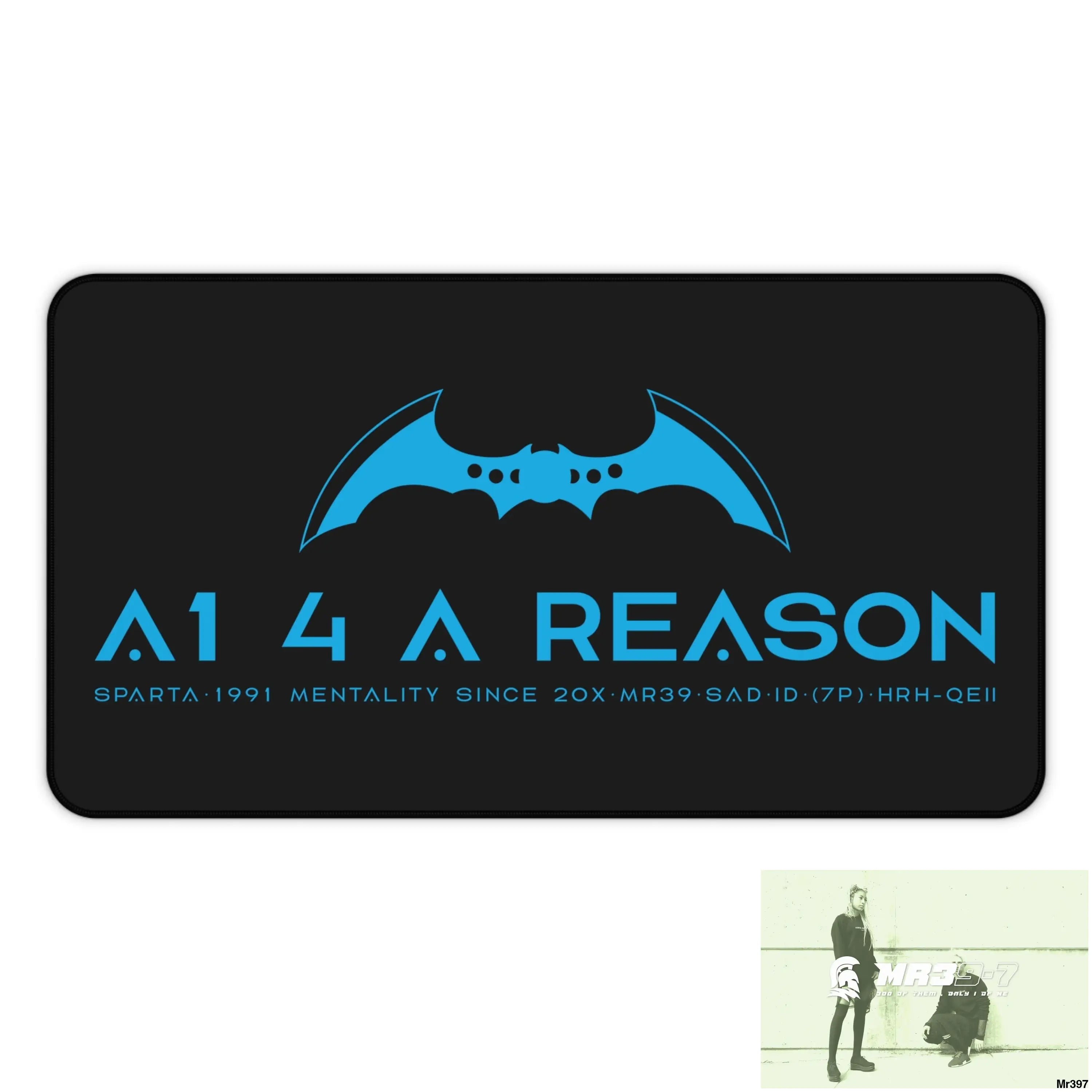 A1 4 A Reason Desk Mat 12’’ × 22’’ Home Decor