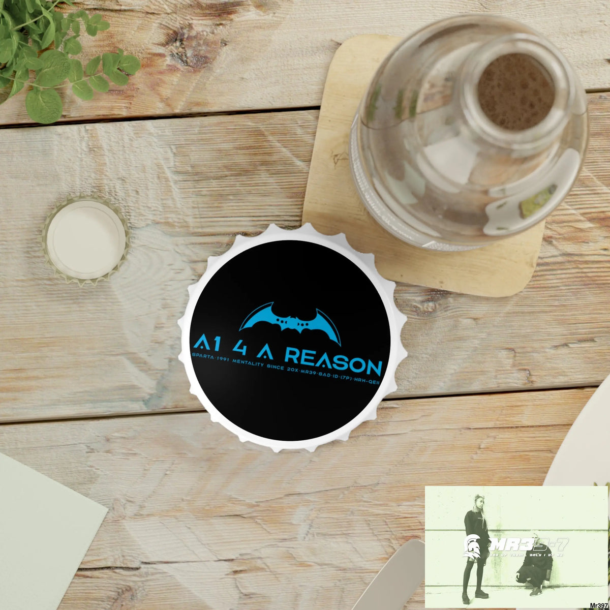 A1 4 A Reason Edition Magnetic Bottle Opener One size / White Accessories