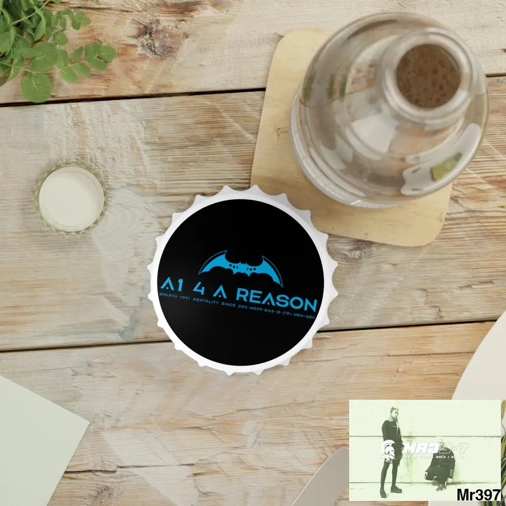 A1 4 A Reason Edition Magnetic Bottle Opener One size / White Accessories