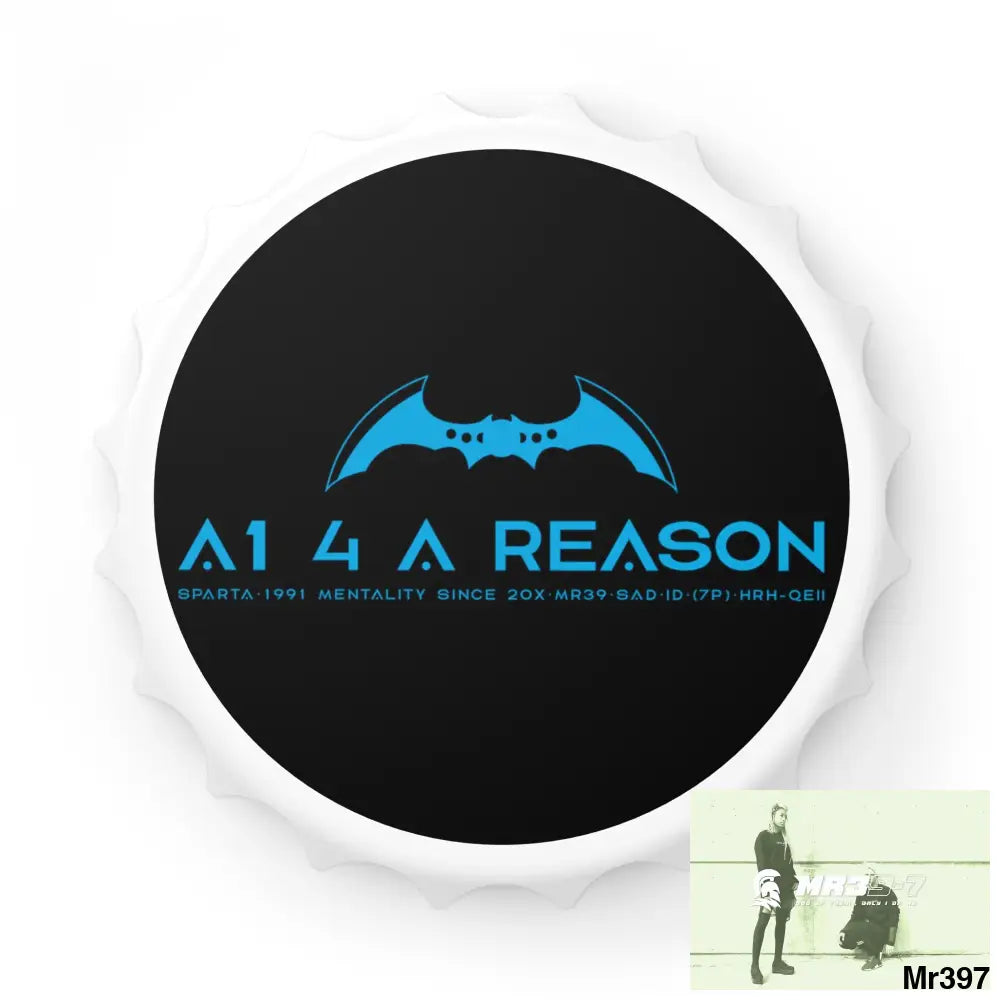 A1 4 A Reason Edition Magnetic Bottle Opener One size / White Accessories