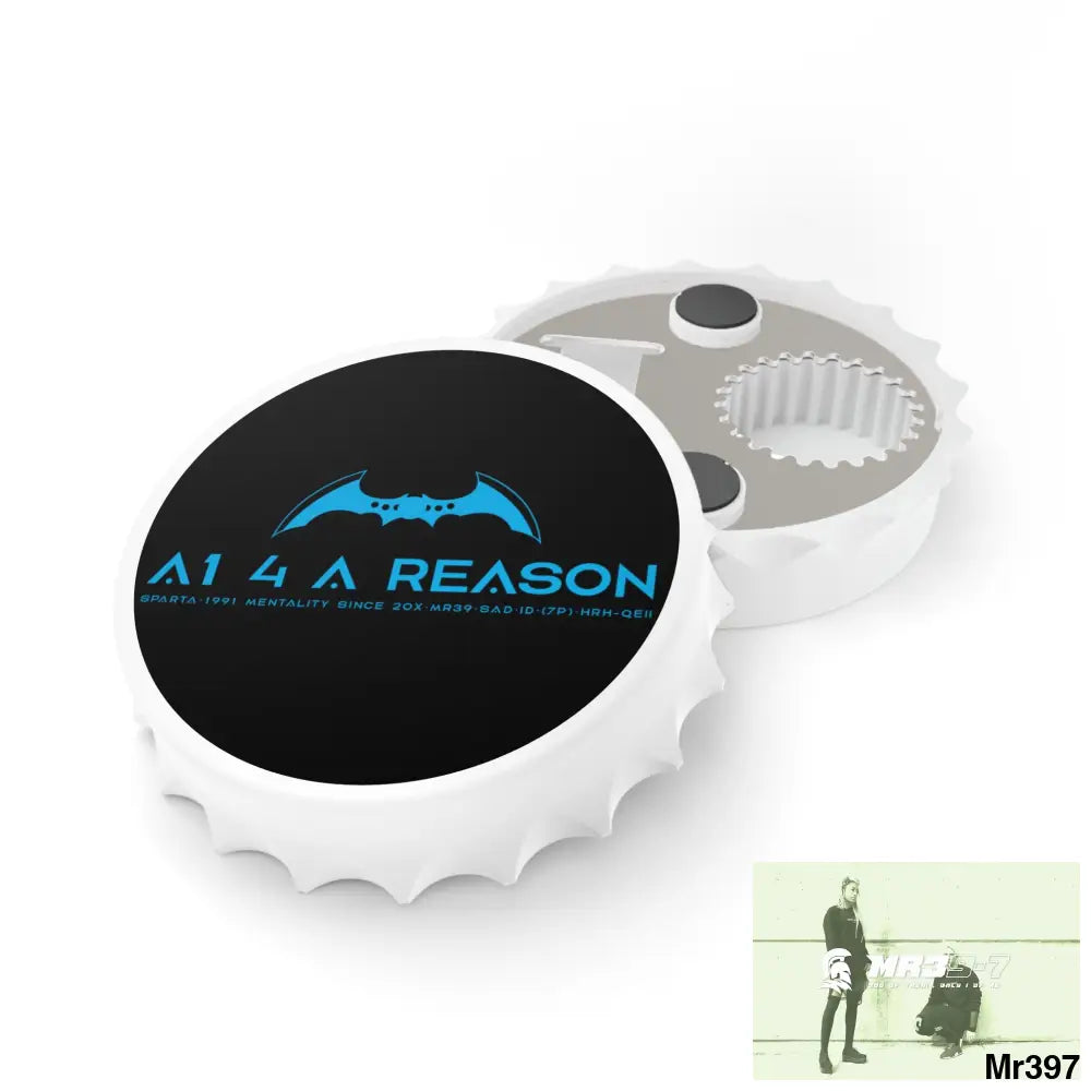 A1 4 A Reason Edition Magnetic Bottle Opener One size / White Accessories