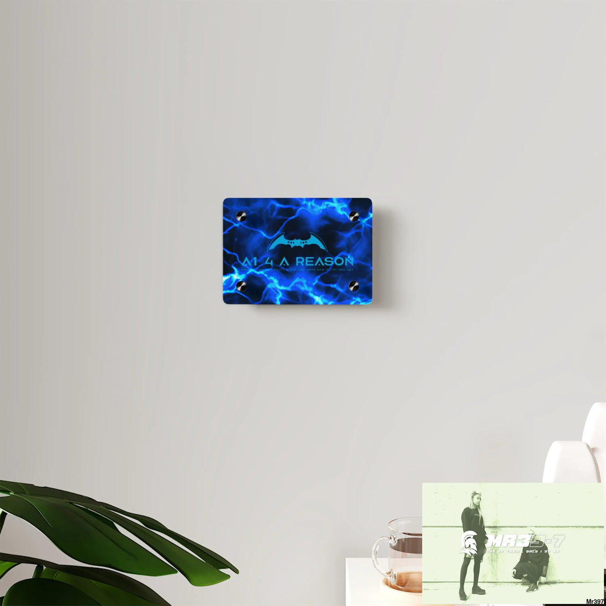 A1 4 A Reason Electric Blue Acrylic Wall Art Panels Home Decor
