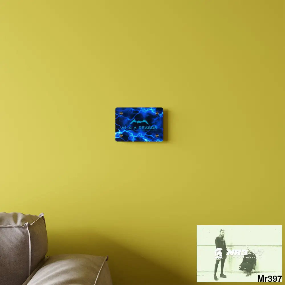 A1 4 A Reason Electric Blue Acrylic Wall Art Panels Home Decor