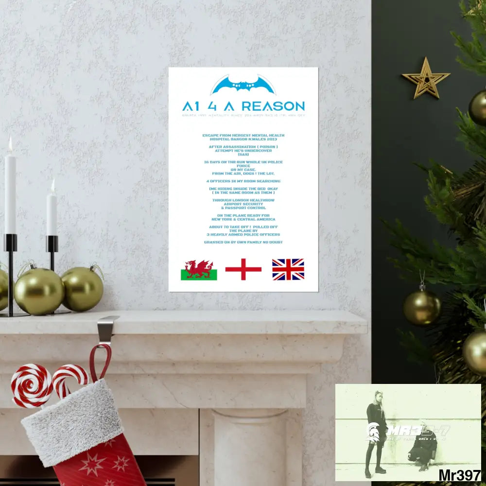 A1 4 A Reason Escape from Hergest MH Hospital 2013 Matte Vertical Posters Poster