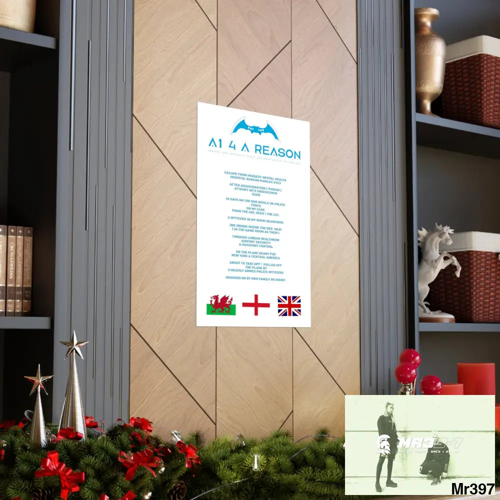 A1 4 A Reason Escape from Hergest MH Hospital 2013 Matte Vertical Posters Poster