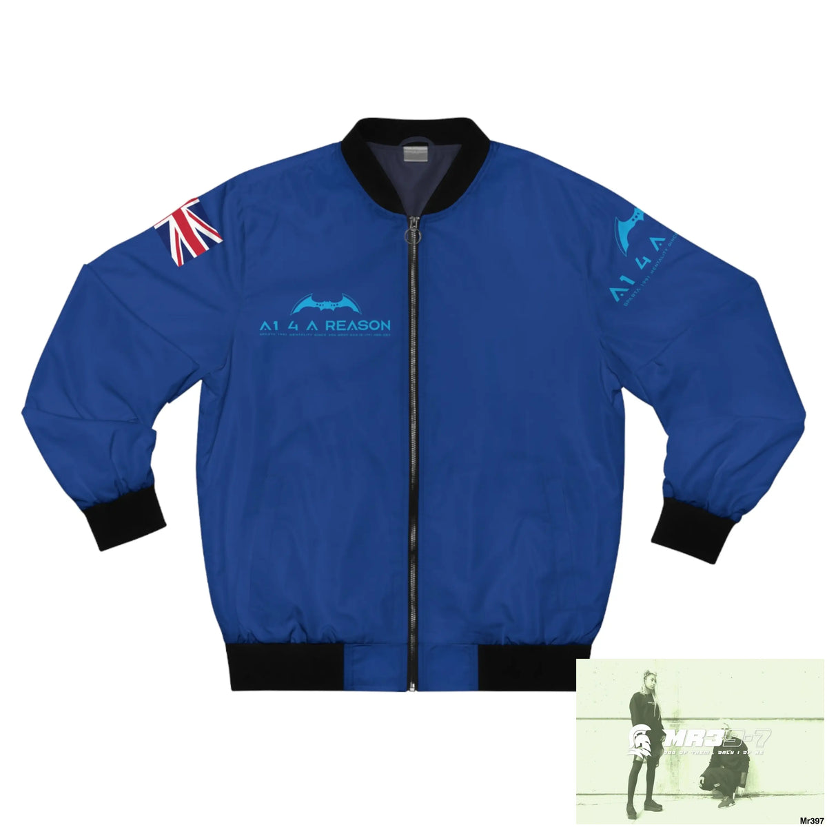 A1 4 A Reason GBR Gothic Skull with Wings and Roses Men’s Bomber Jacket (AOP) XS All Over Prints