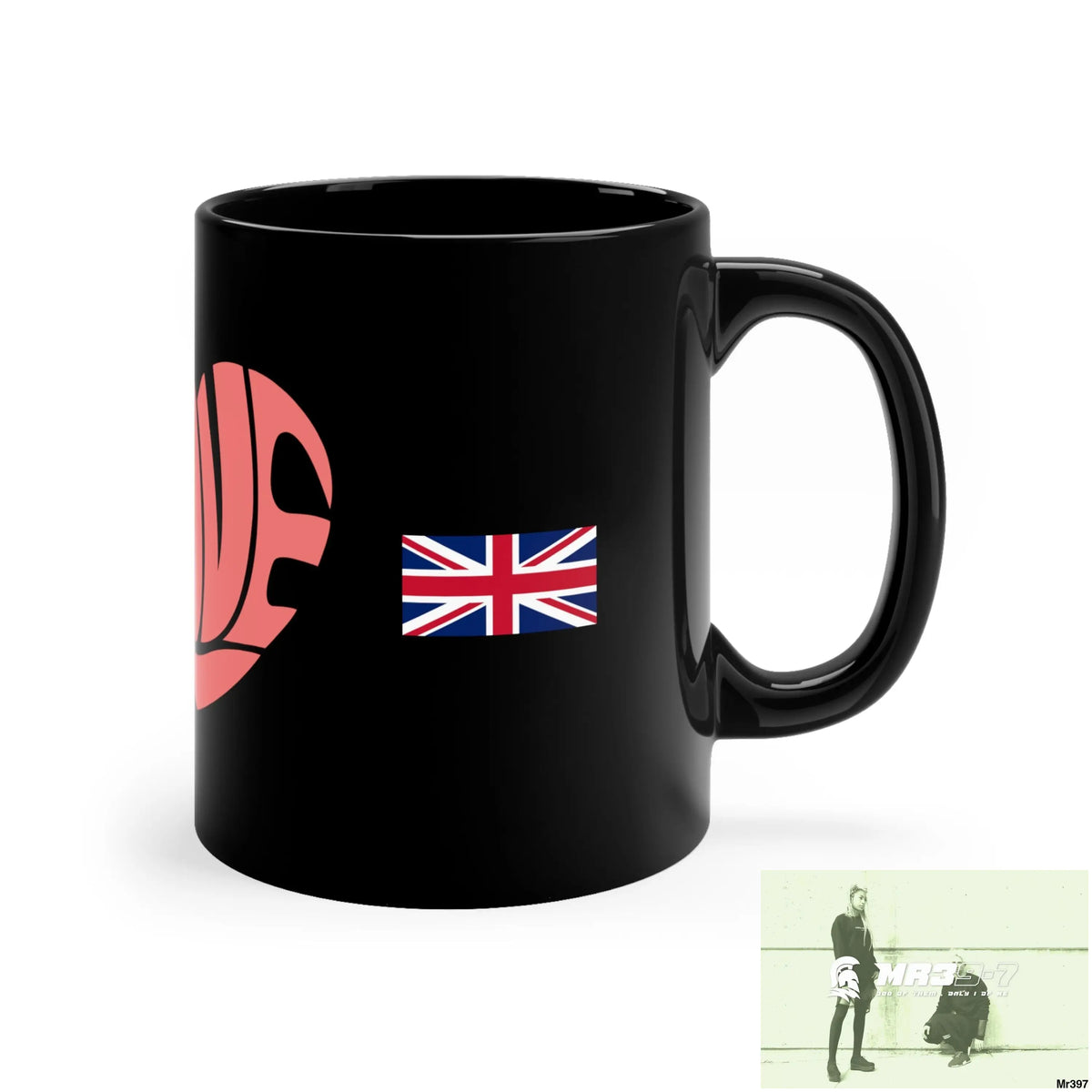 A1 4 A Reason GBR Love 11oz Black Mug 11oz Mug