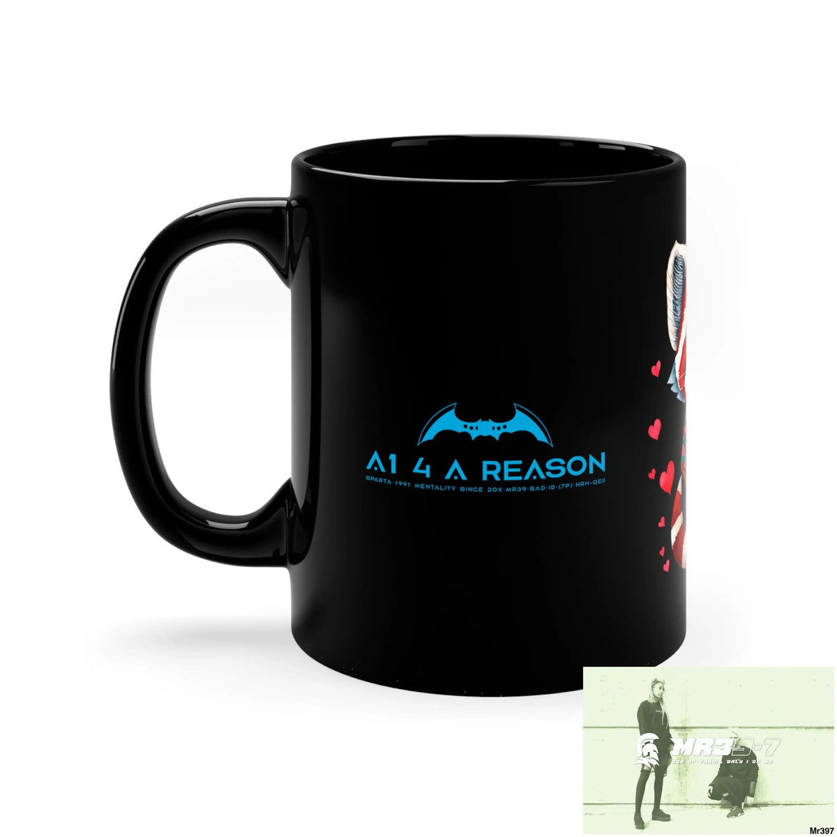 A1 4 A Reason GBR Valentine’s Day Cute Red Panda 11oz Black Mug 11oz Mug