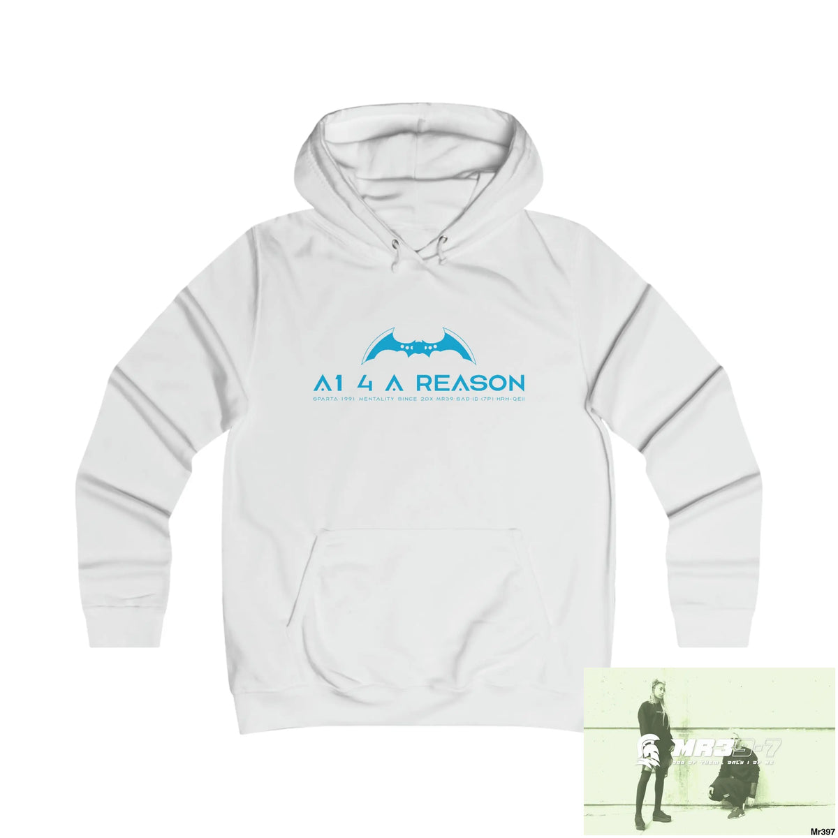 A1 4 A Reason Girlie College Hoodie S / Arctic White Hoodie