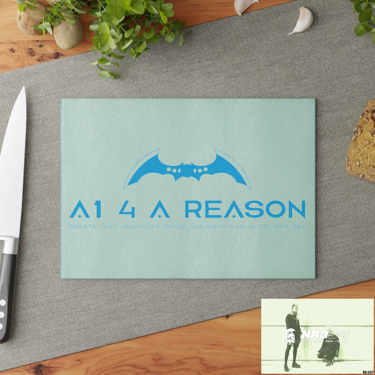 A1 4 A Reason Glass Cutting Board 8’’ x 11’’ / Rectangle Home Decor