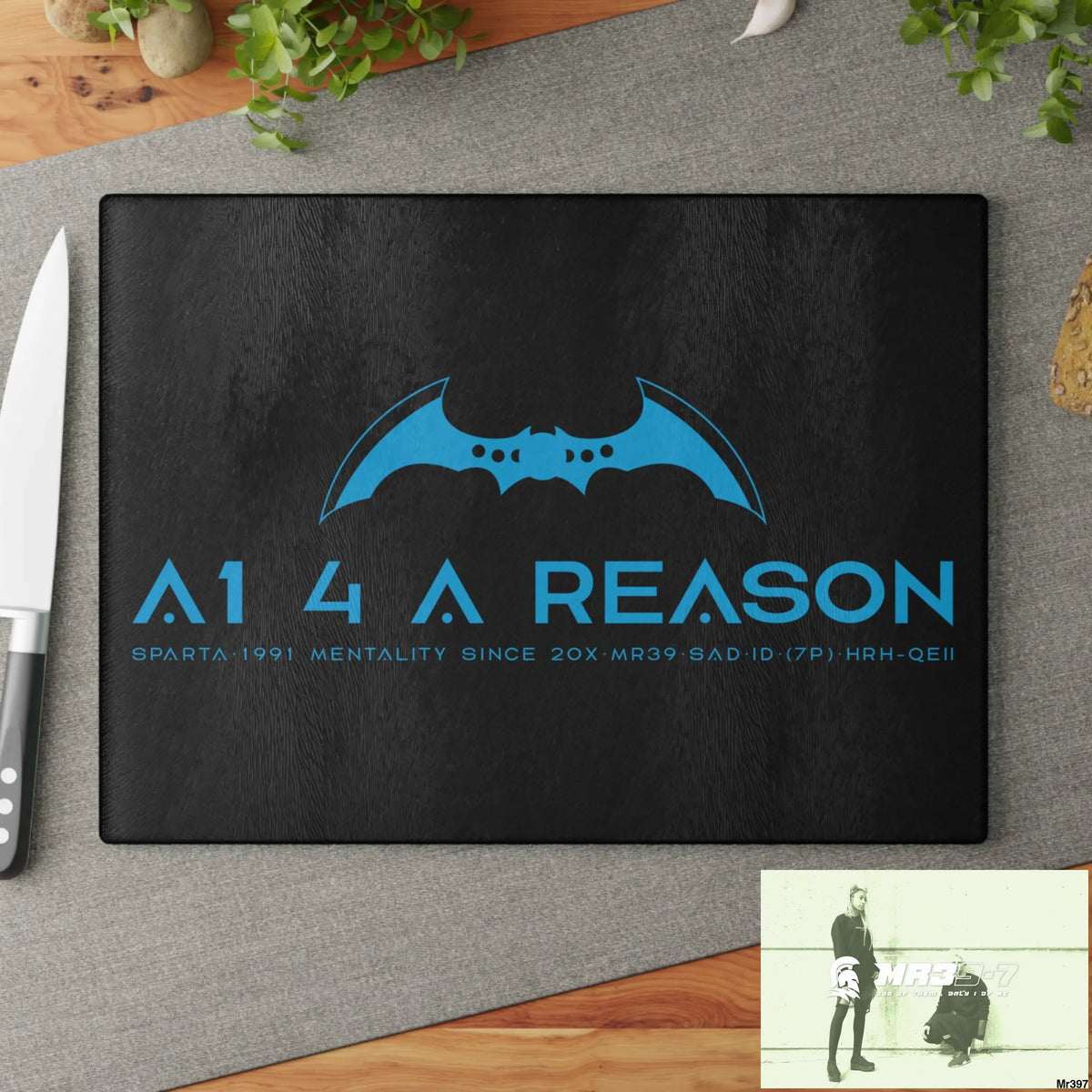 A1 4 A Reason Glass Cutting Board Home Decor
